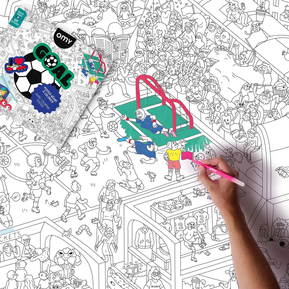 Coloring Poster - Football