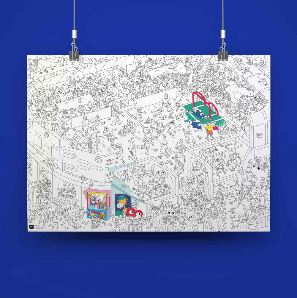 Coloring Poster - Football