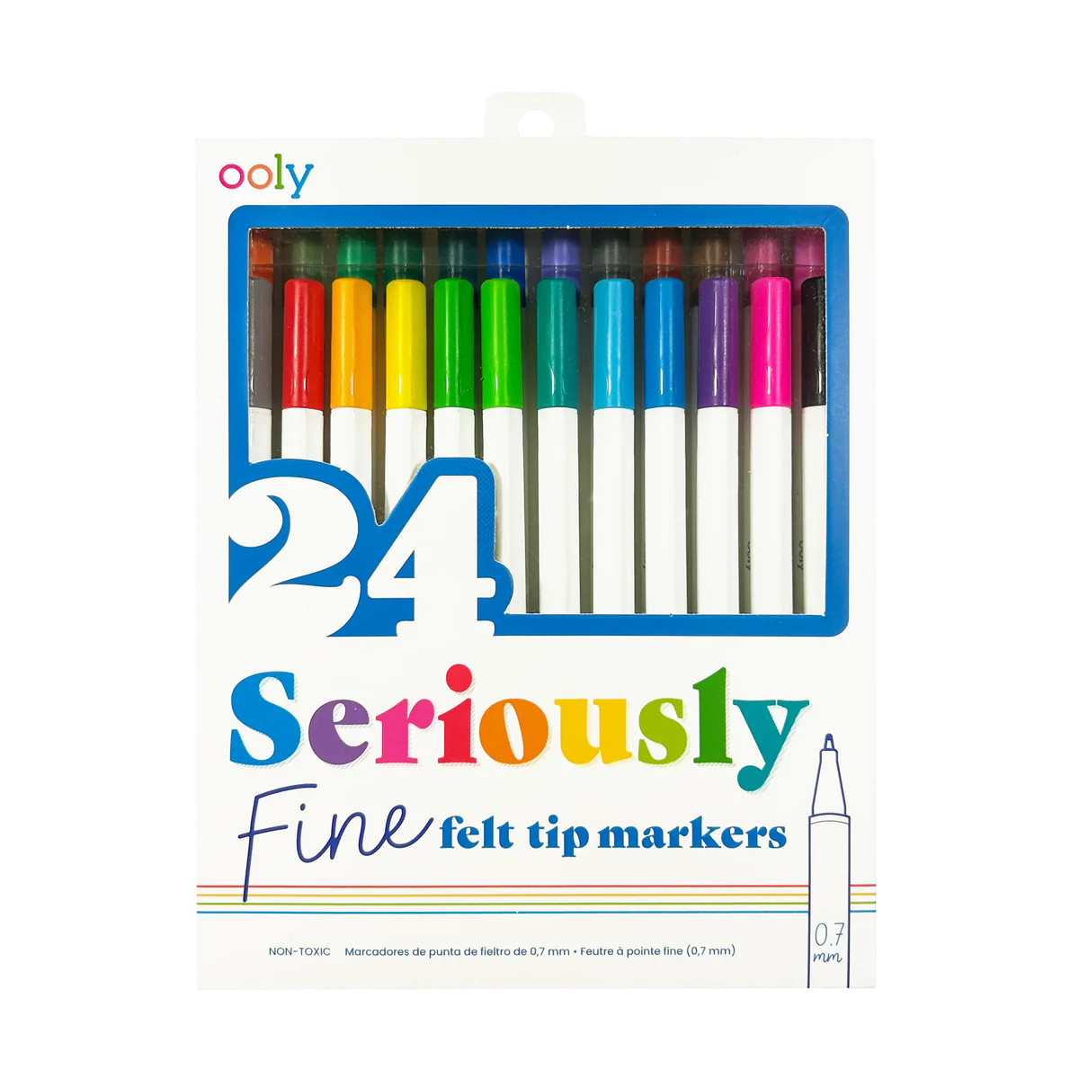 Seriously - Fine Felt Tip Markers Set of 24