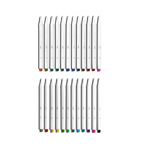 Seriously - Fine Felt Tip Markers Set of 24