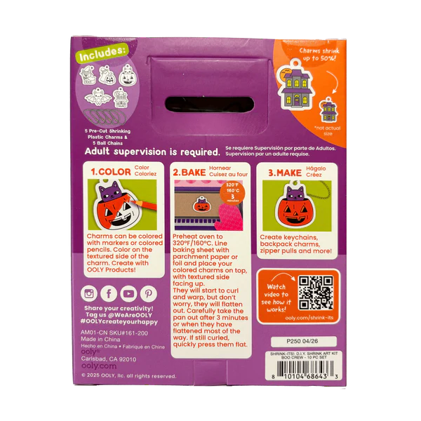 Boo Crew Shrink-Its DIY Shrink Art Kit