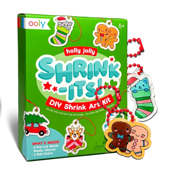 Holly Jolly Shrink-Its DIY Shrink Art Kit