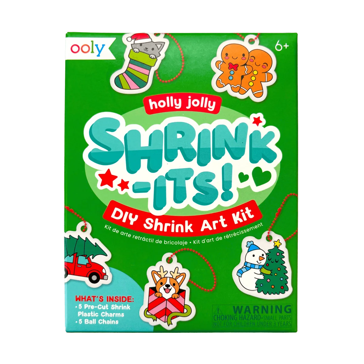 Holly Jolly Shrink-Its DIY Shrink Art Kit