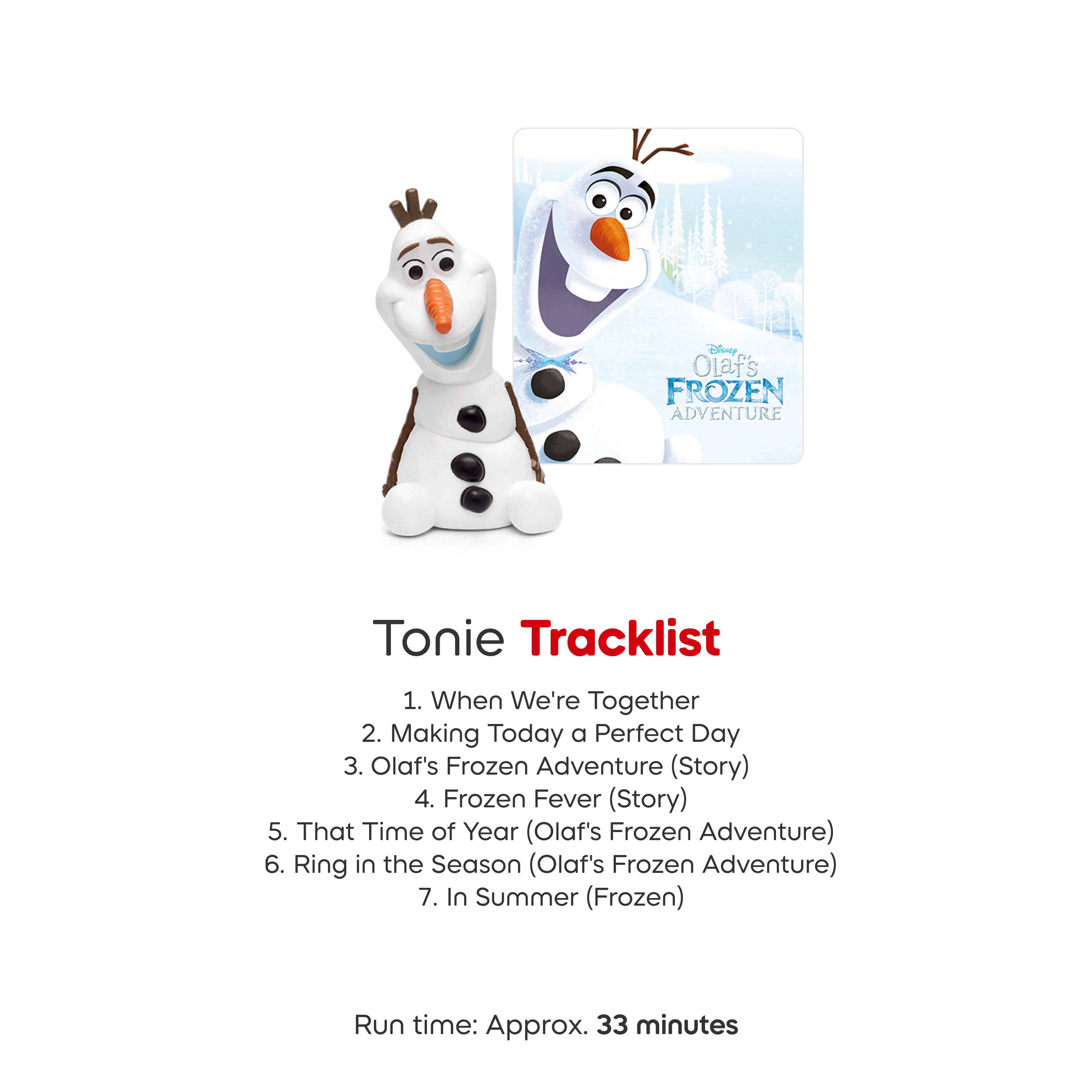 Disney Frozen: Olaf Tonie