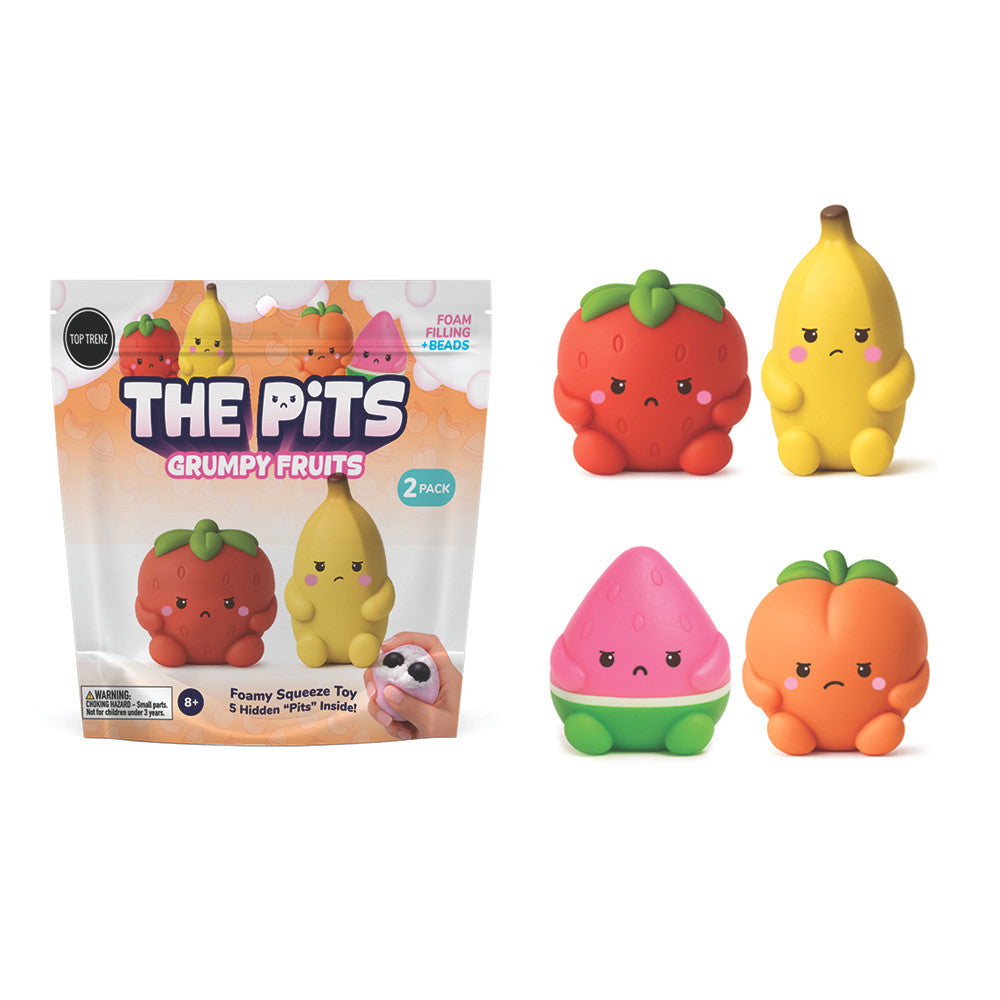 The Pits - Grumpy Fruit Sensory Squishies