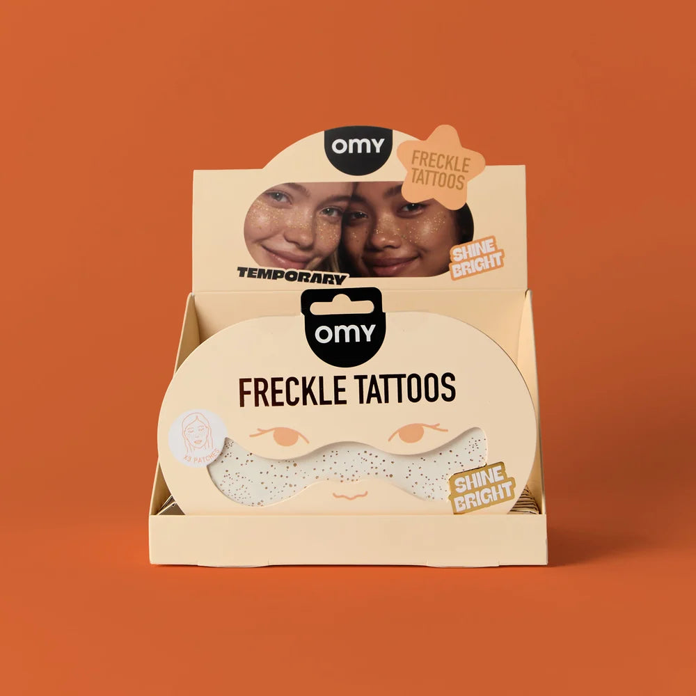Freckle Tattoos: 2 styles - the following freckles: Shine Bright