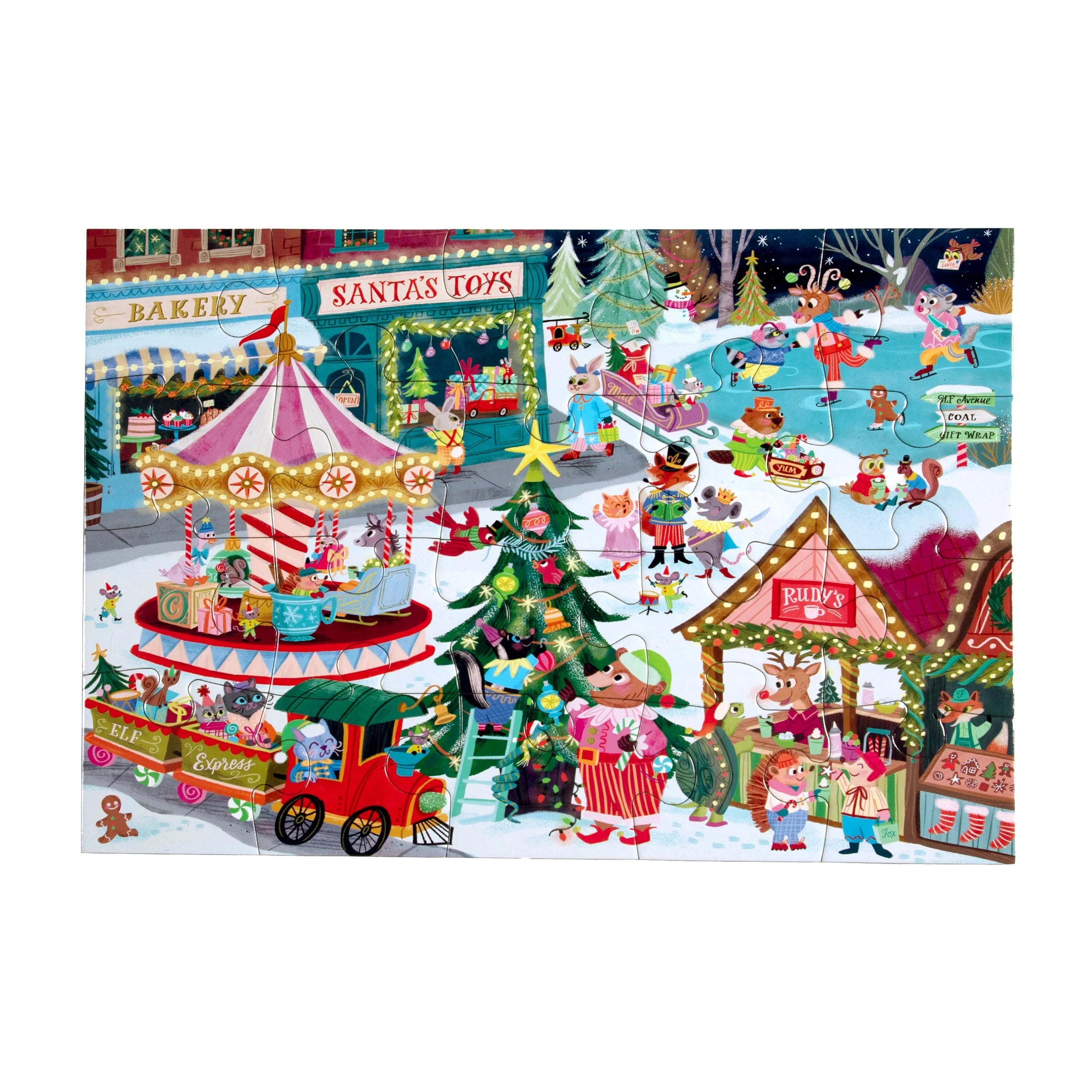 Christmas Village 20 Piece Puzzle