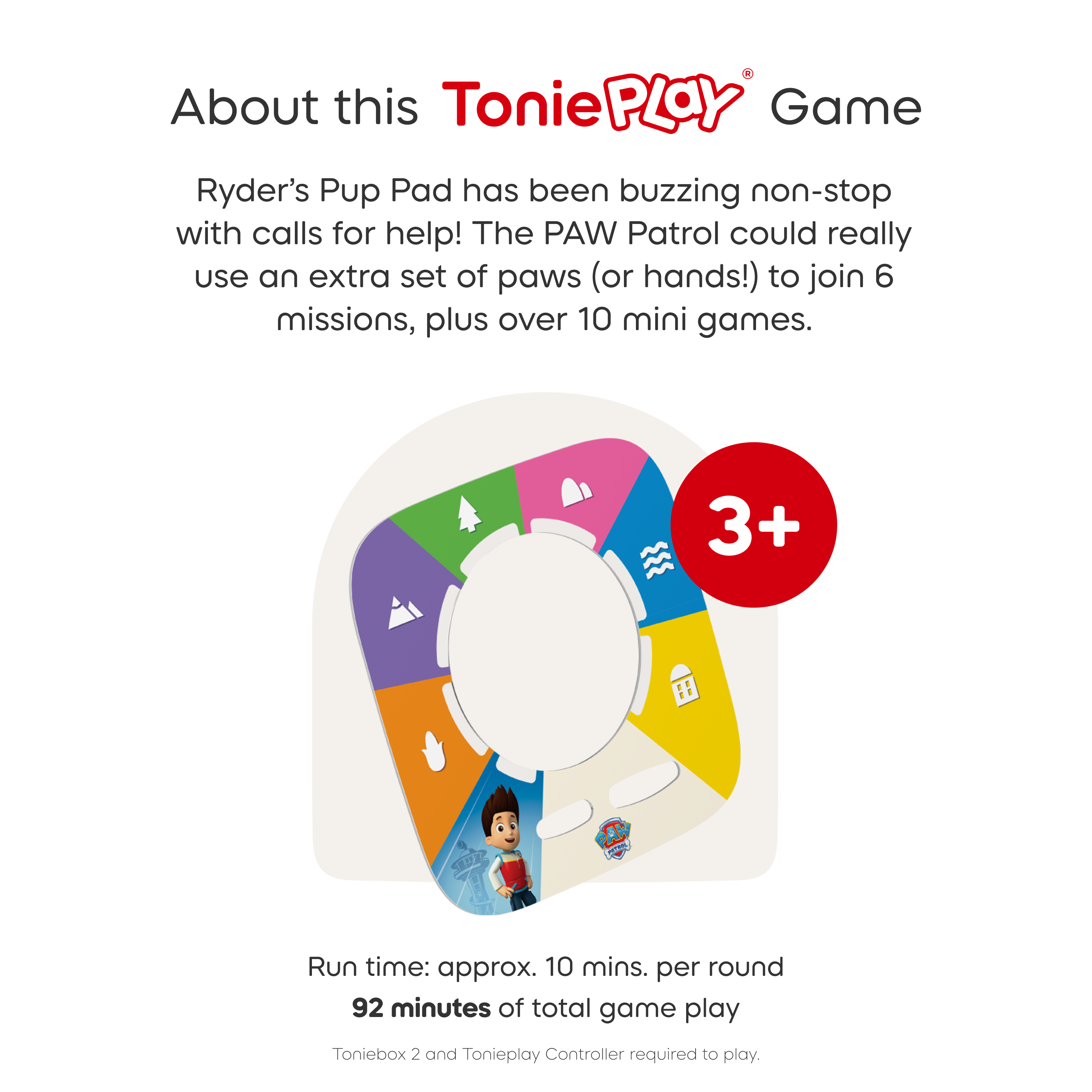 Tonieplay PAW Patrol: Adventure Bay Rescue Heroes Game