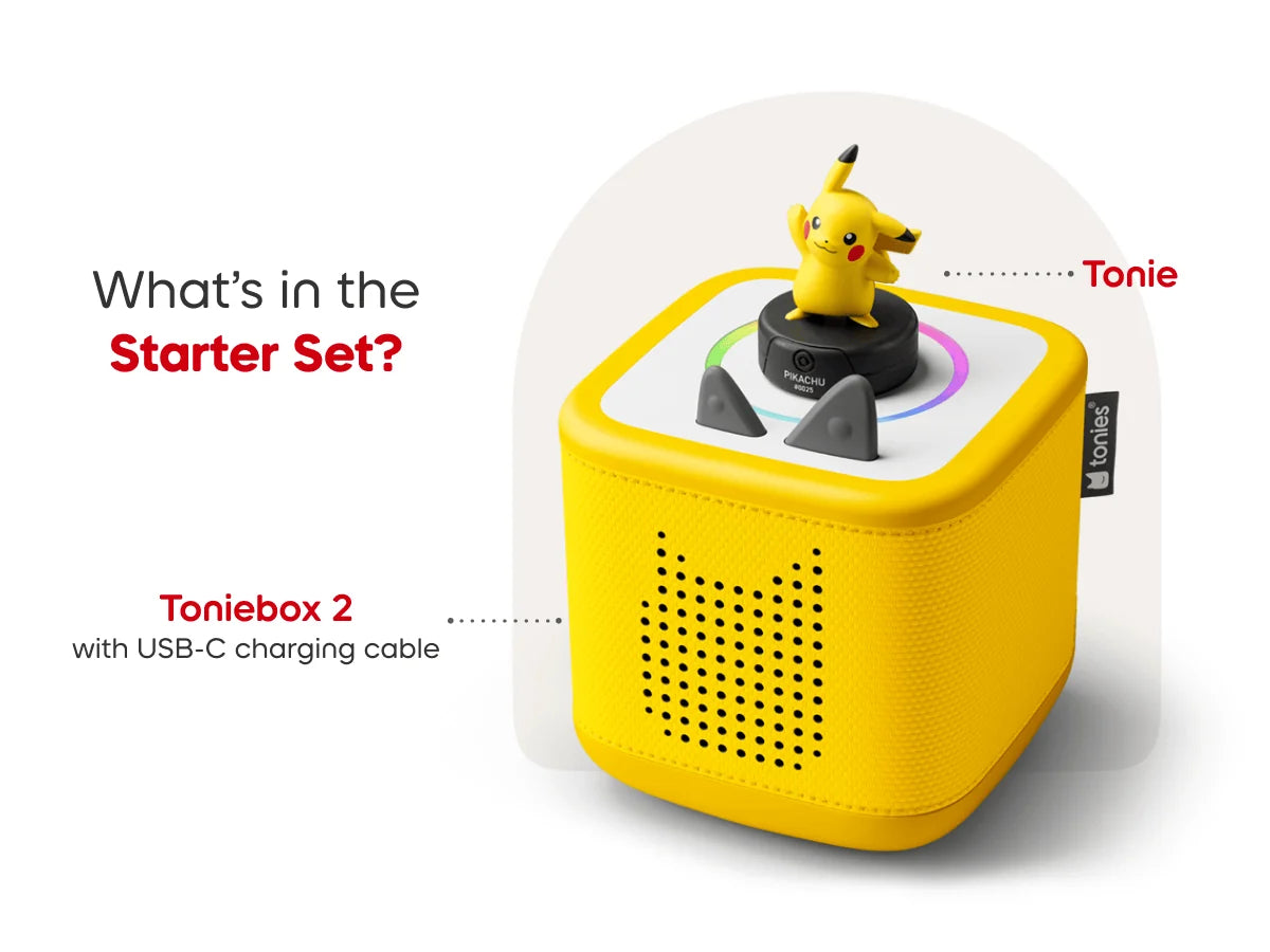 Pikachu Toniebox 2 Starter Set - Lightning Yellow - NEW 2026