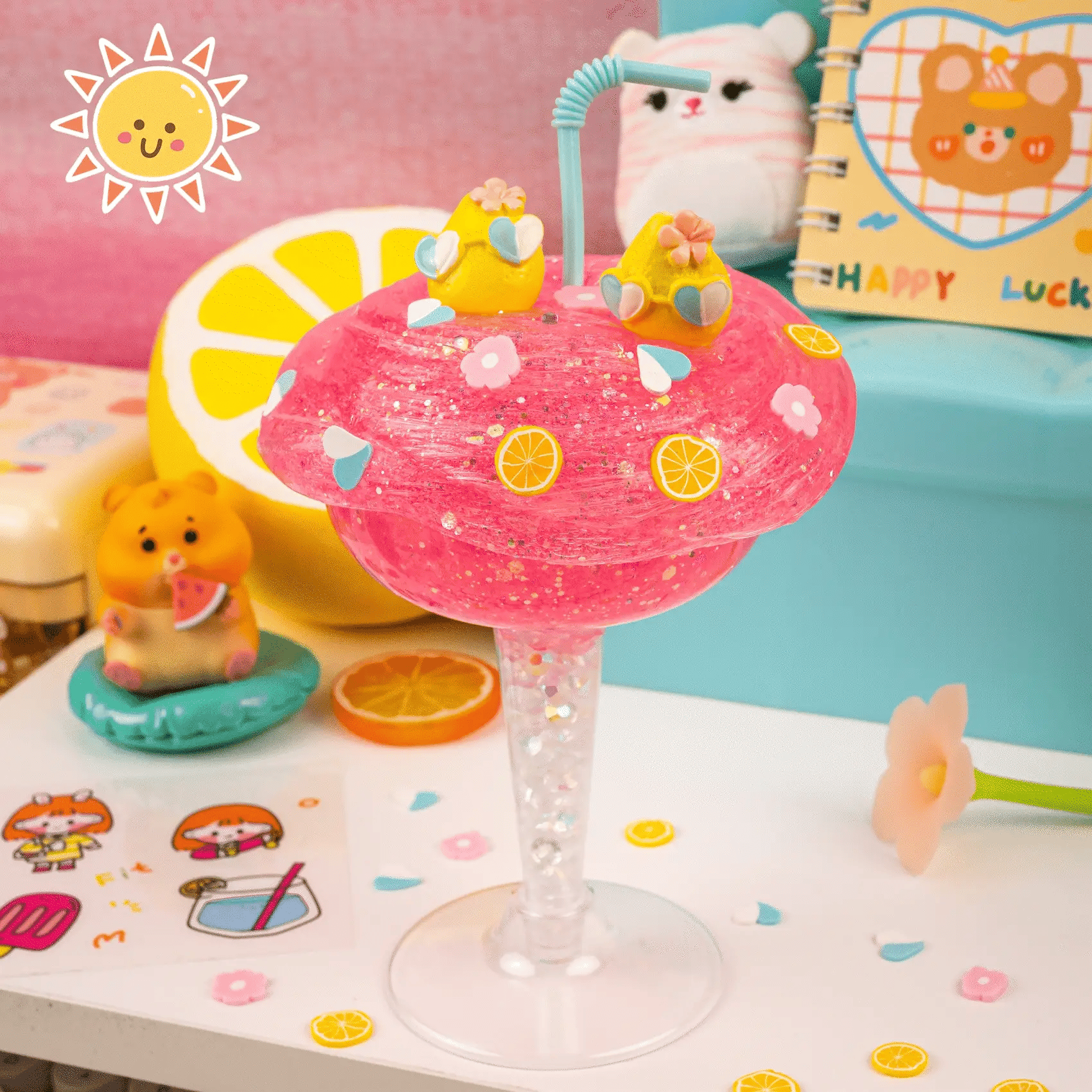 Pink Lemonade Clear Signature Dome™ Slime