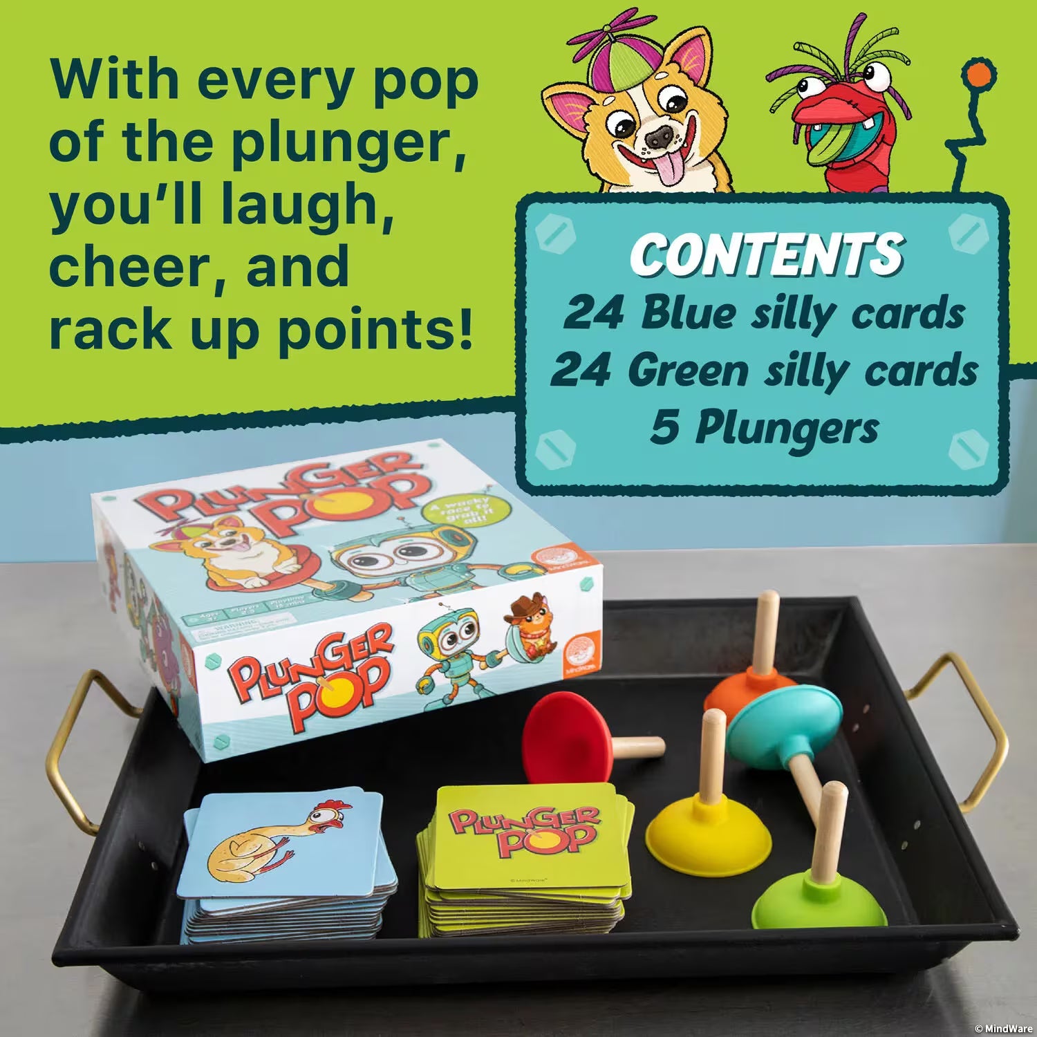 Plunger Pop Wacky Race Game