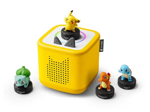 Toniebox 2 Pokémon Bundle – Lightning Yellow with Pikachu, Bulbasaur, Charmander &amp; Squirtle - NEW 2026