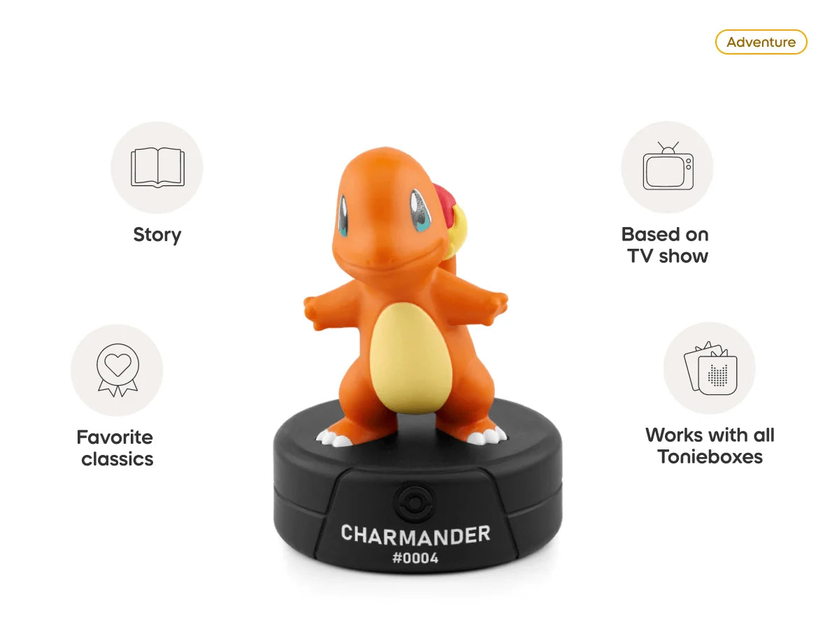 Toniebox 2 Pokémon Bundle – Lightning Yellow with Pikachu, Bulbasaur, Charmander &amp; Squirtle - NEW 2026