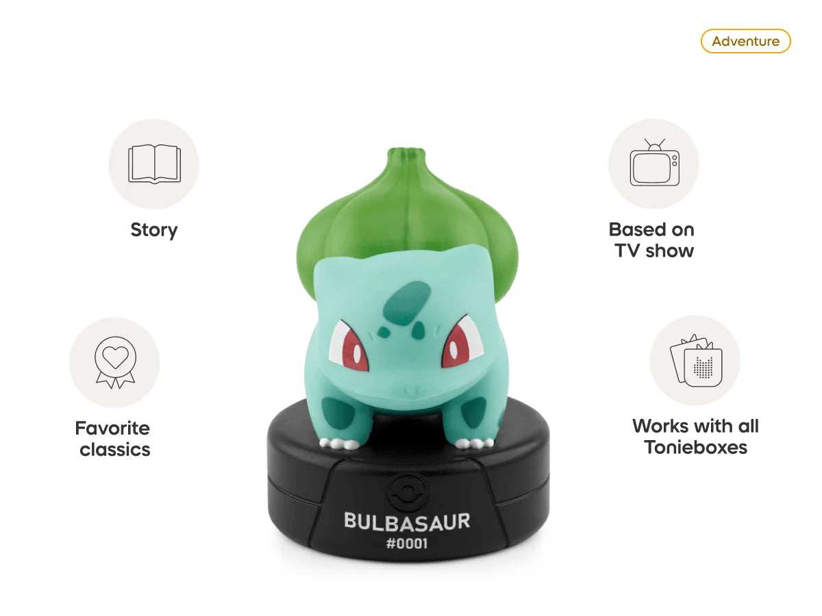 Toniebox 2 Pokémon Bundle – Lightning Yellow with Pikachu, Bulbasaur, Charmander &amp; Squirtle - NEW 2026