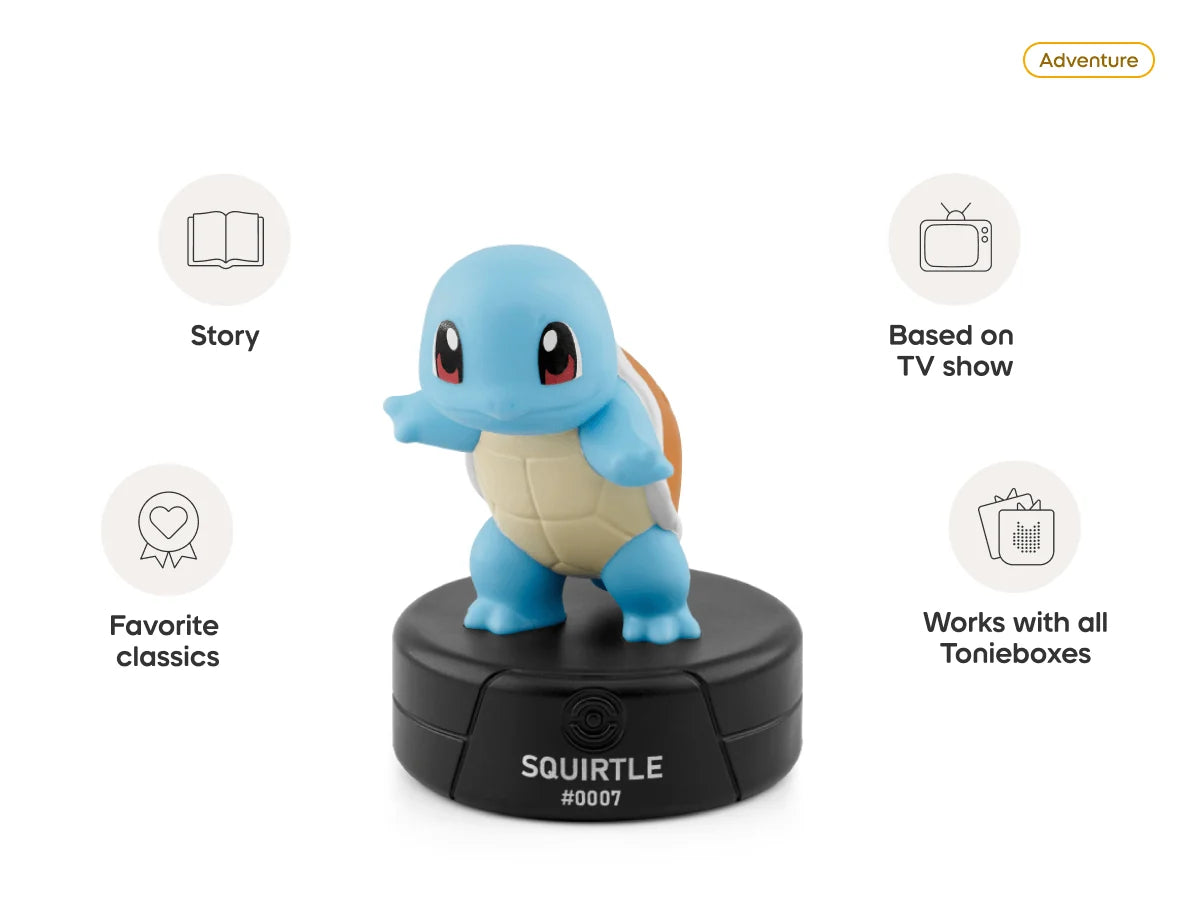 Toniebox 2 Pokémon Bundle – Lightning Yellow with Pikachu, Bulbasaur, Charmander &amp; Squirtle - NEW 2026