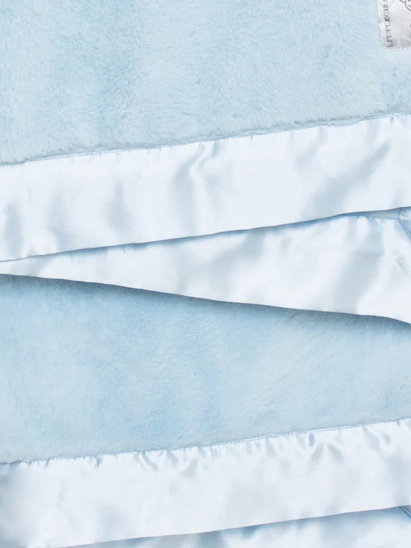 Blue Posh Mink Baby Blanket