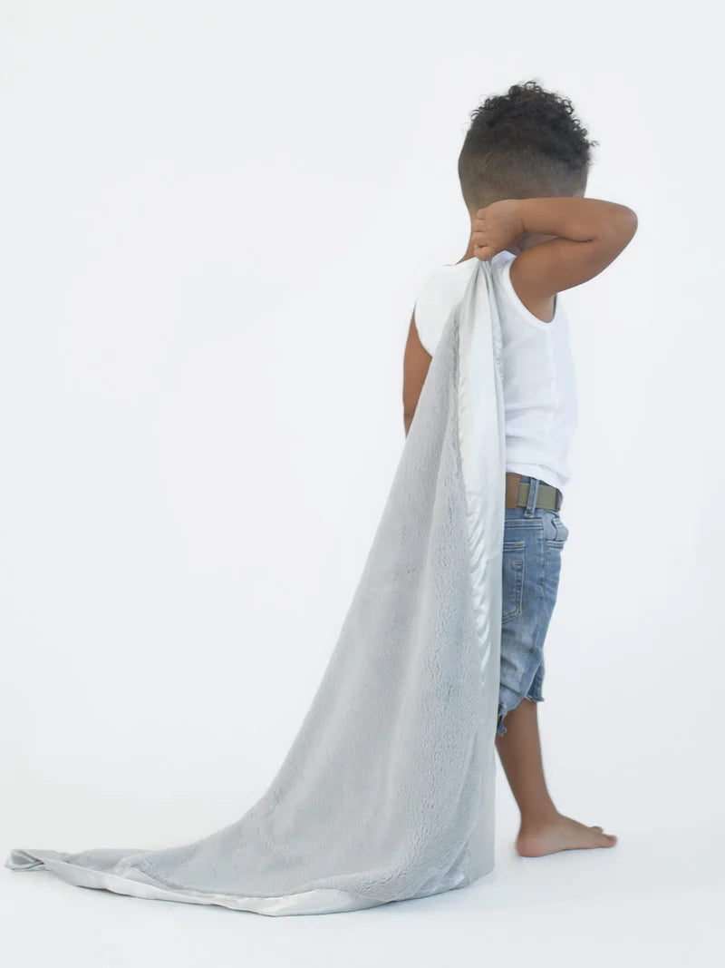 Silver Posh Mink Baby Blanket