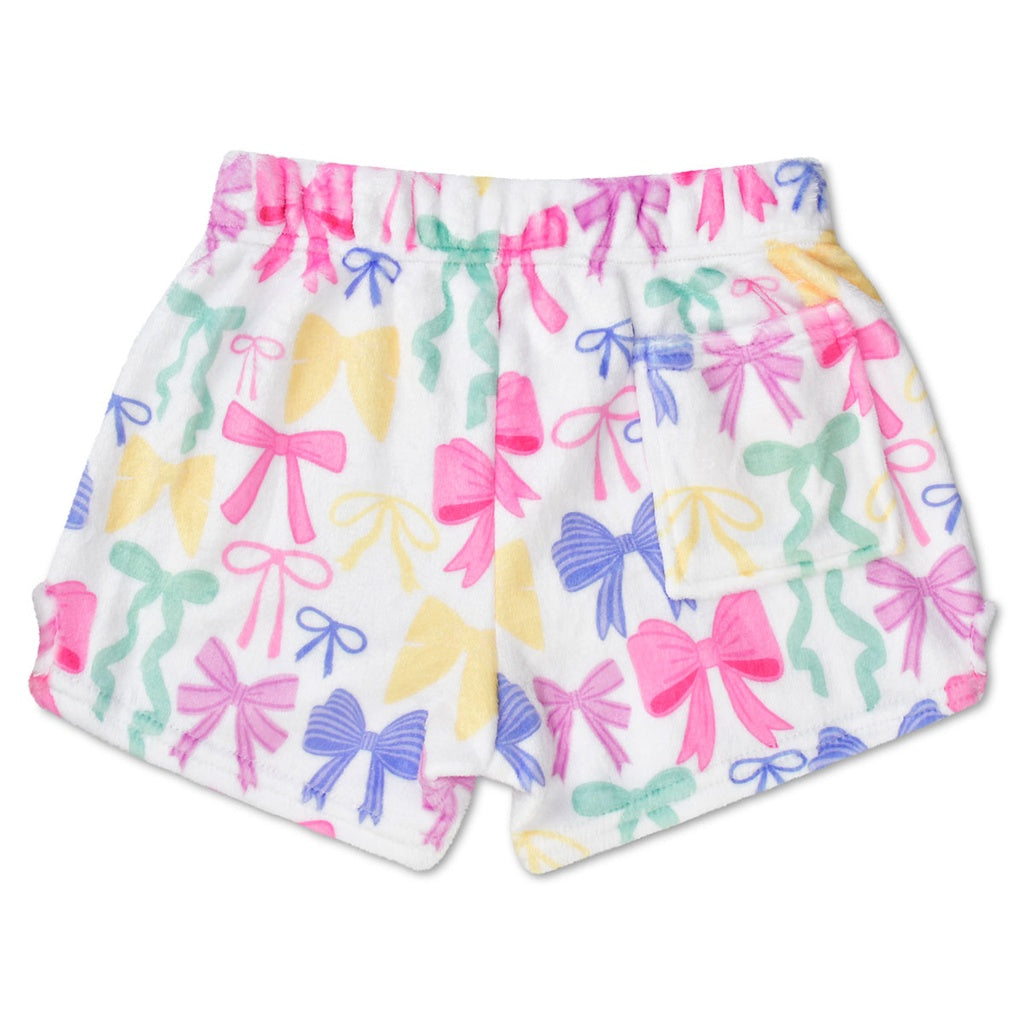 Pretty Bows Plush Shorts (Medium -10-12)
