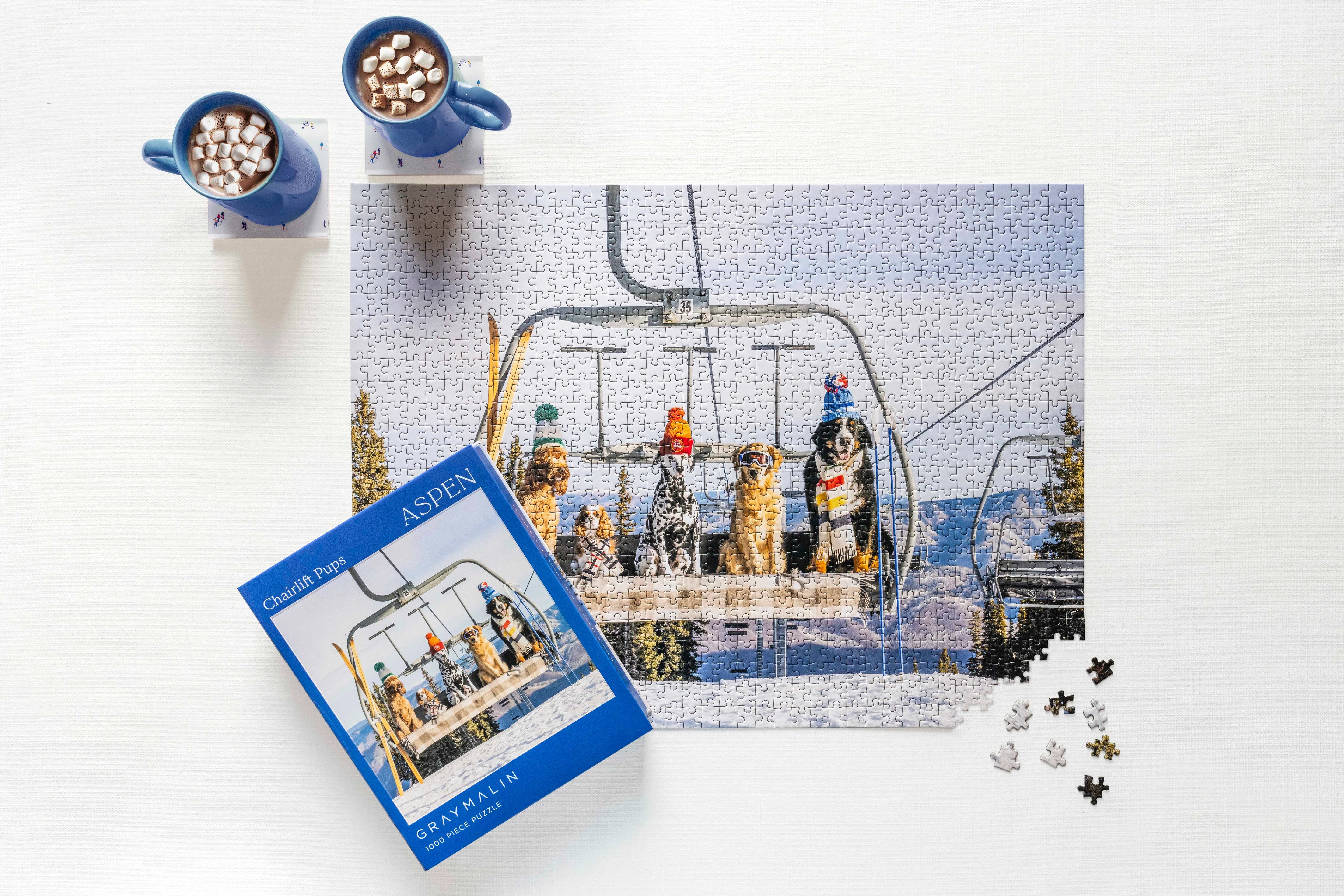 Gray Malin Aspen Puzzle 1000 Book Box