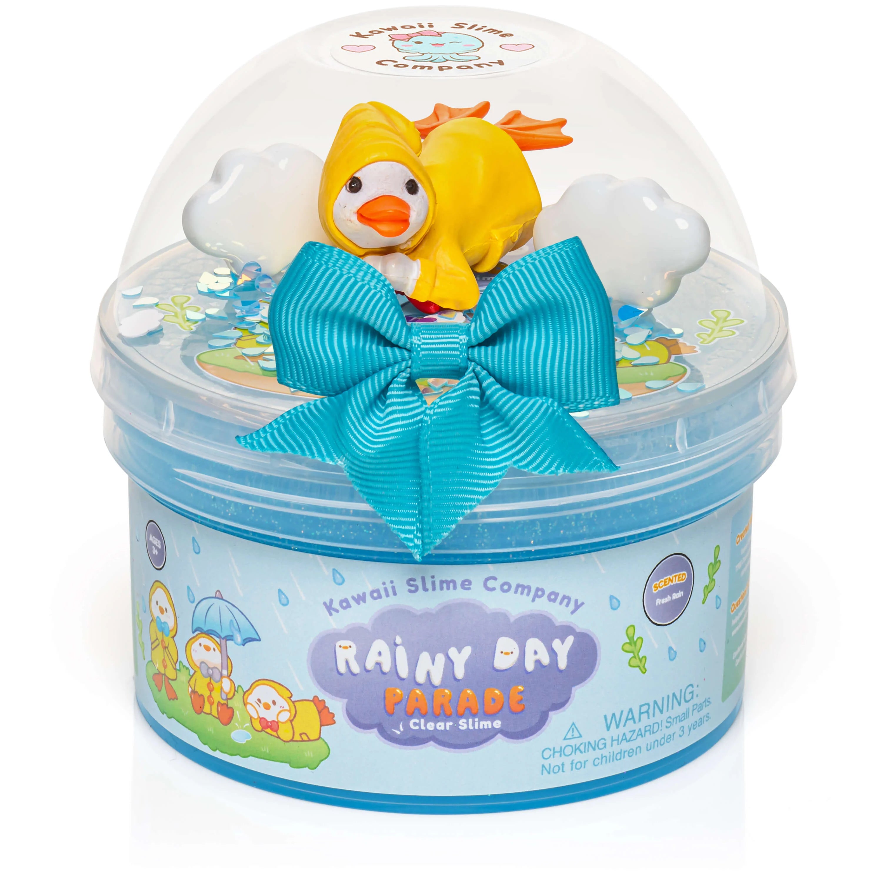 Rainy Day Parade Clear Signature Dome™ Slime