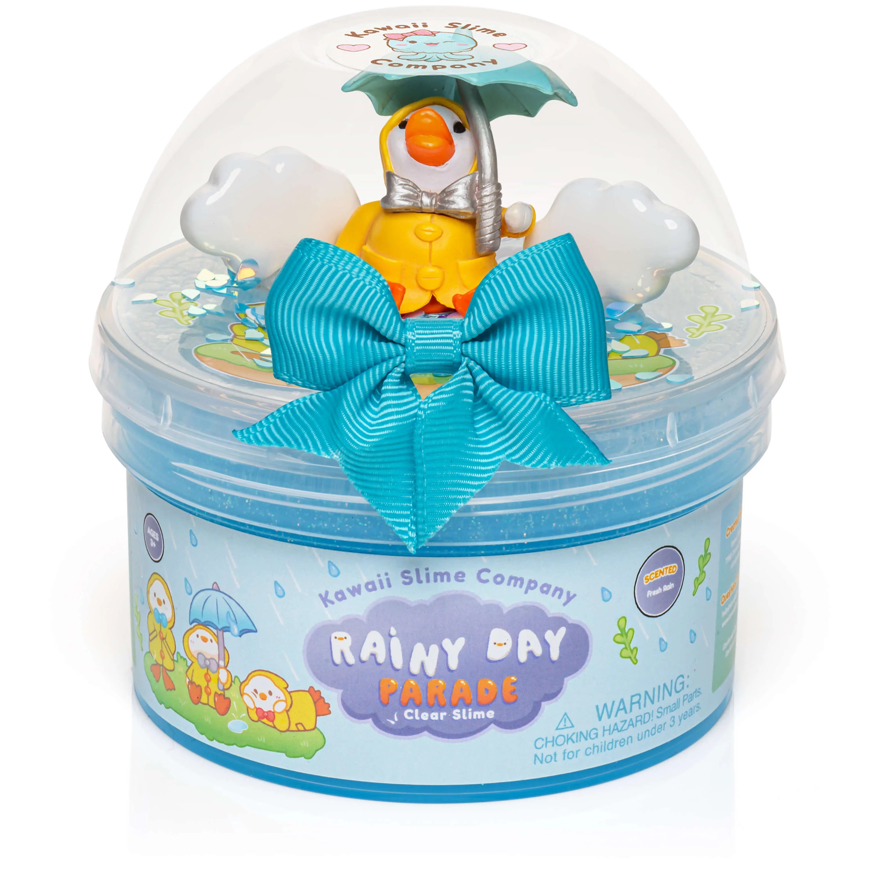Rainy Day Parade Clear Signature Dome™ Slime