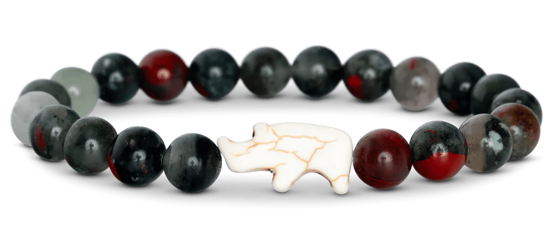 Rhino - Savanna Stone - Charge Bracelet