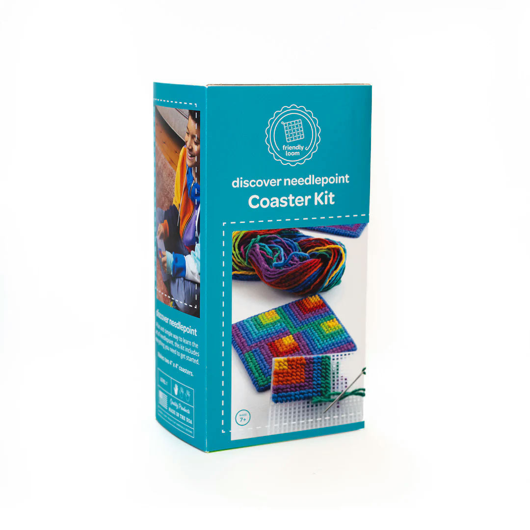 Discover Needlepoint Coaster Kit