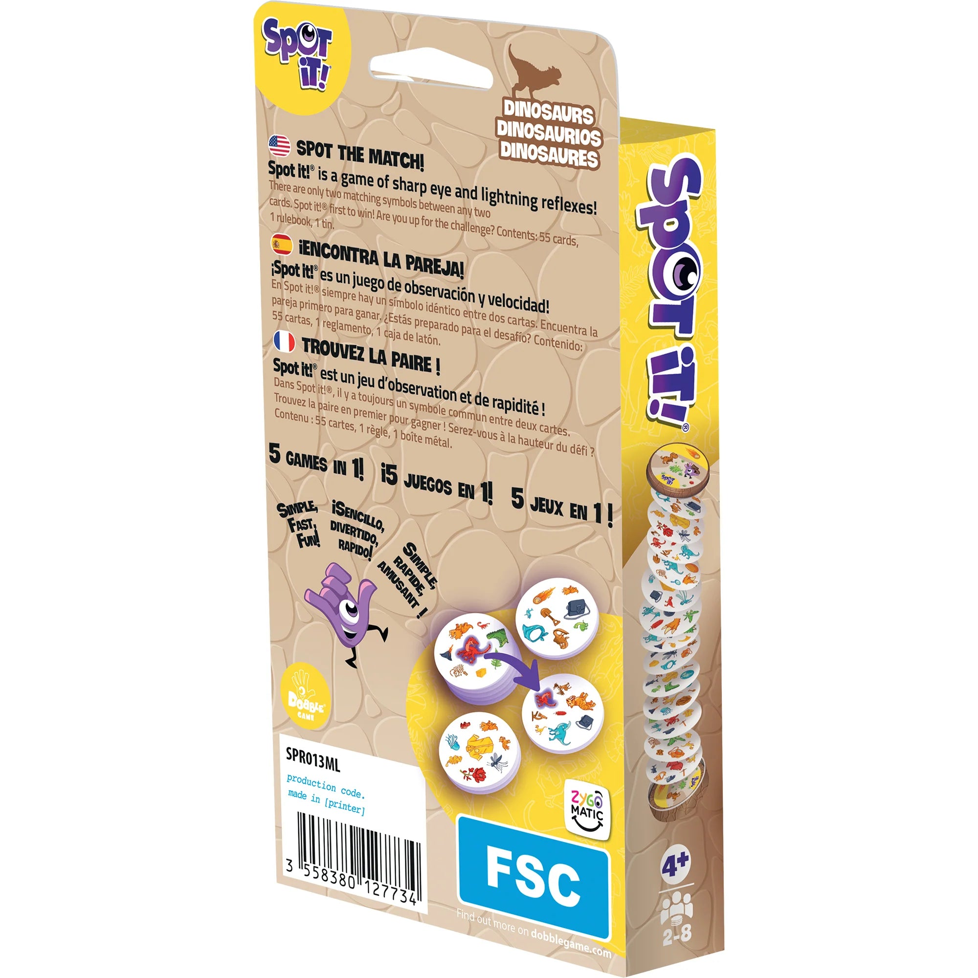 Spot It! Dinosaurs (Eco Blister) ML