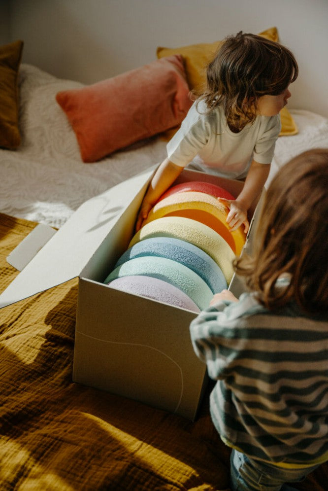 Rainbow Pastel Stapelstein Original