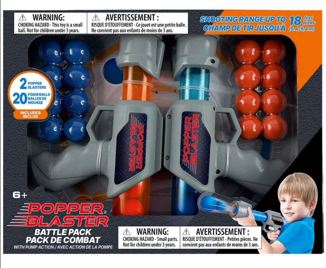 Popper Blaster 2 Pack with 20 Balls