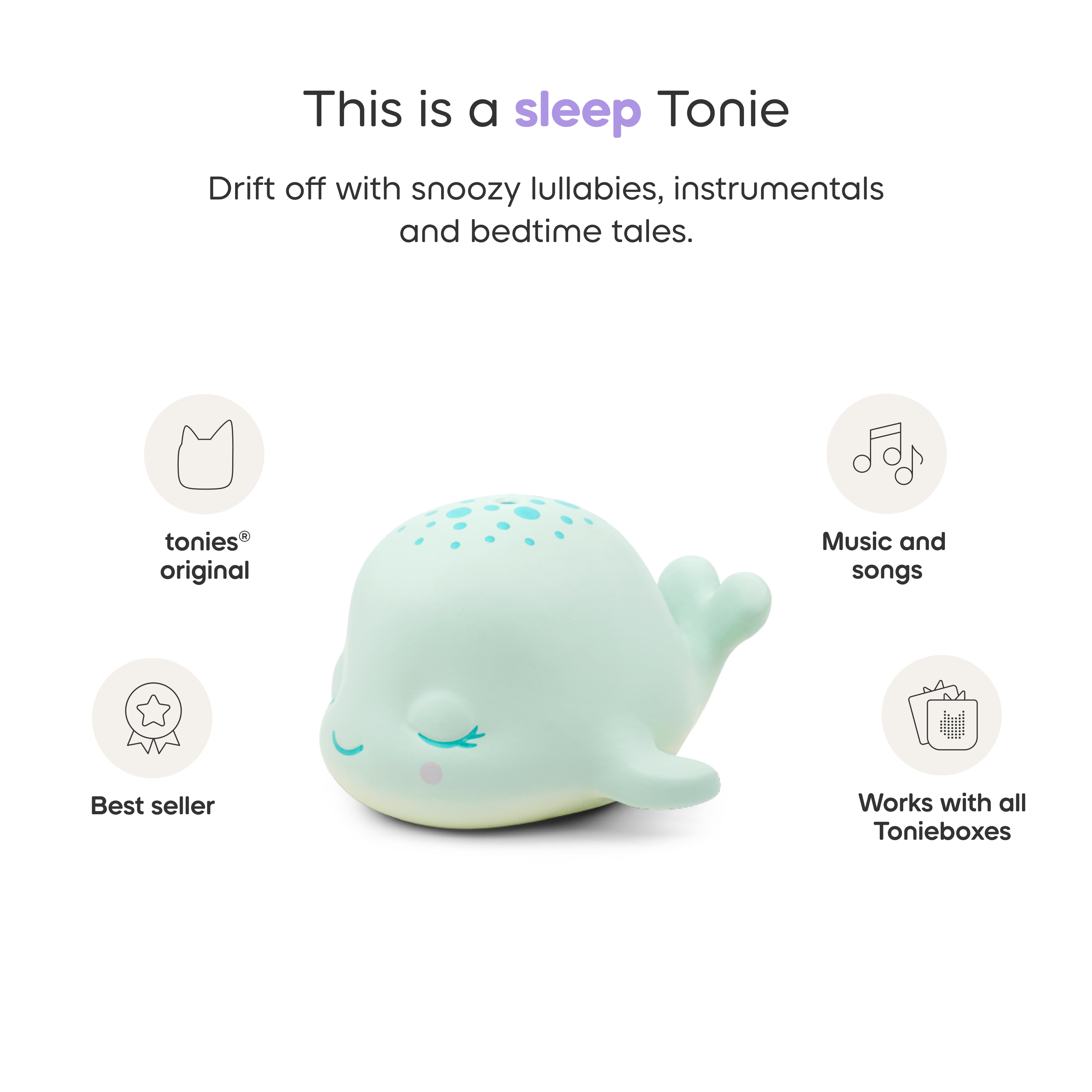 Sleepy Friends: Sleepy Whale Lullabies from the Ocean Tonie