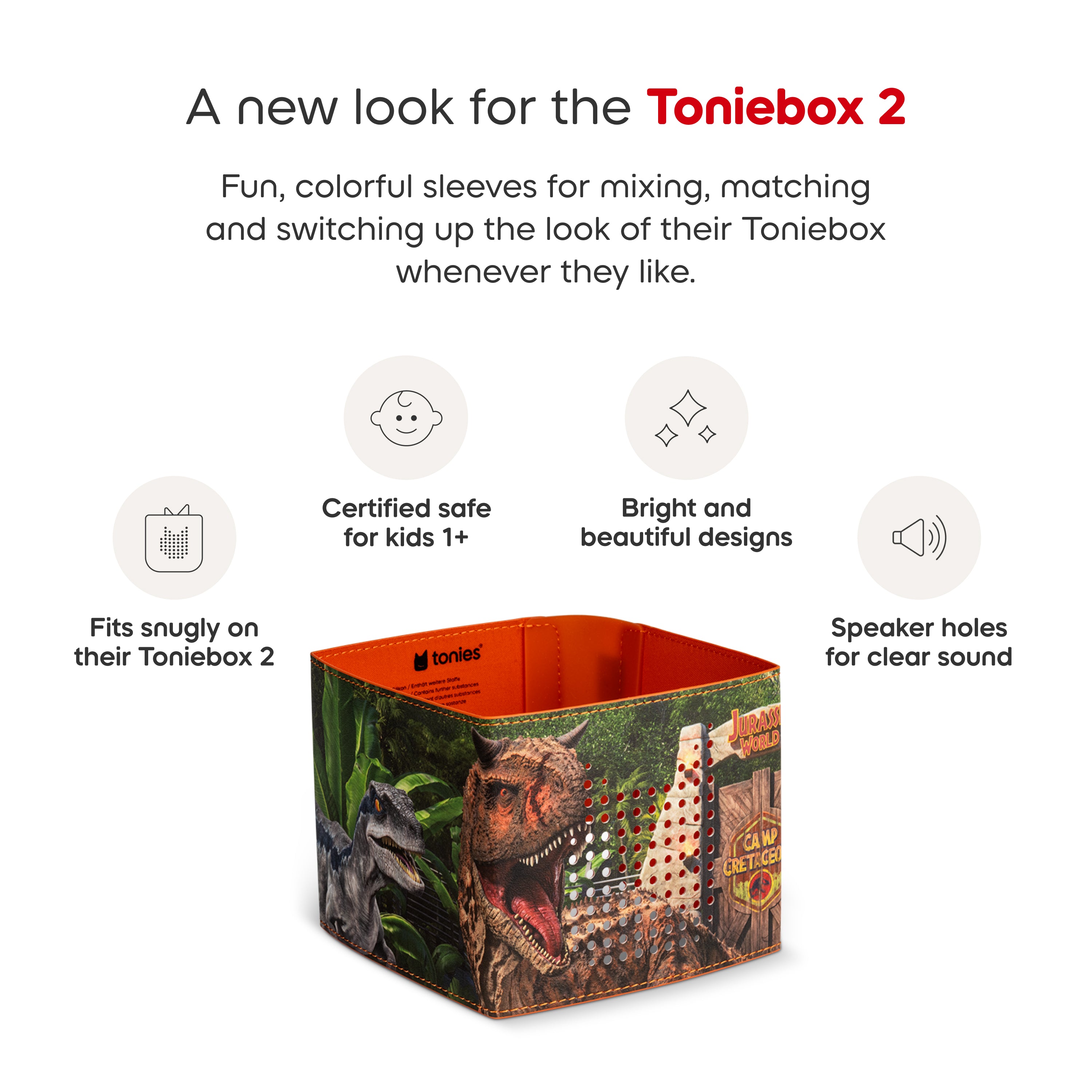 Toniebox 2 Sleeve: Jurassic Park