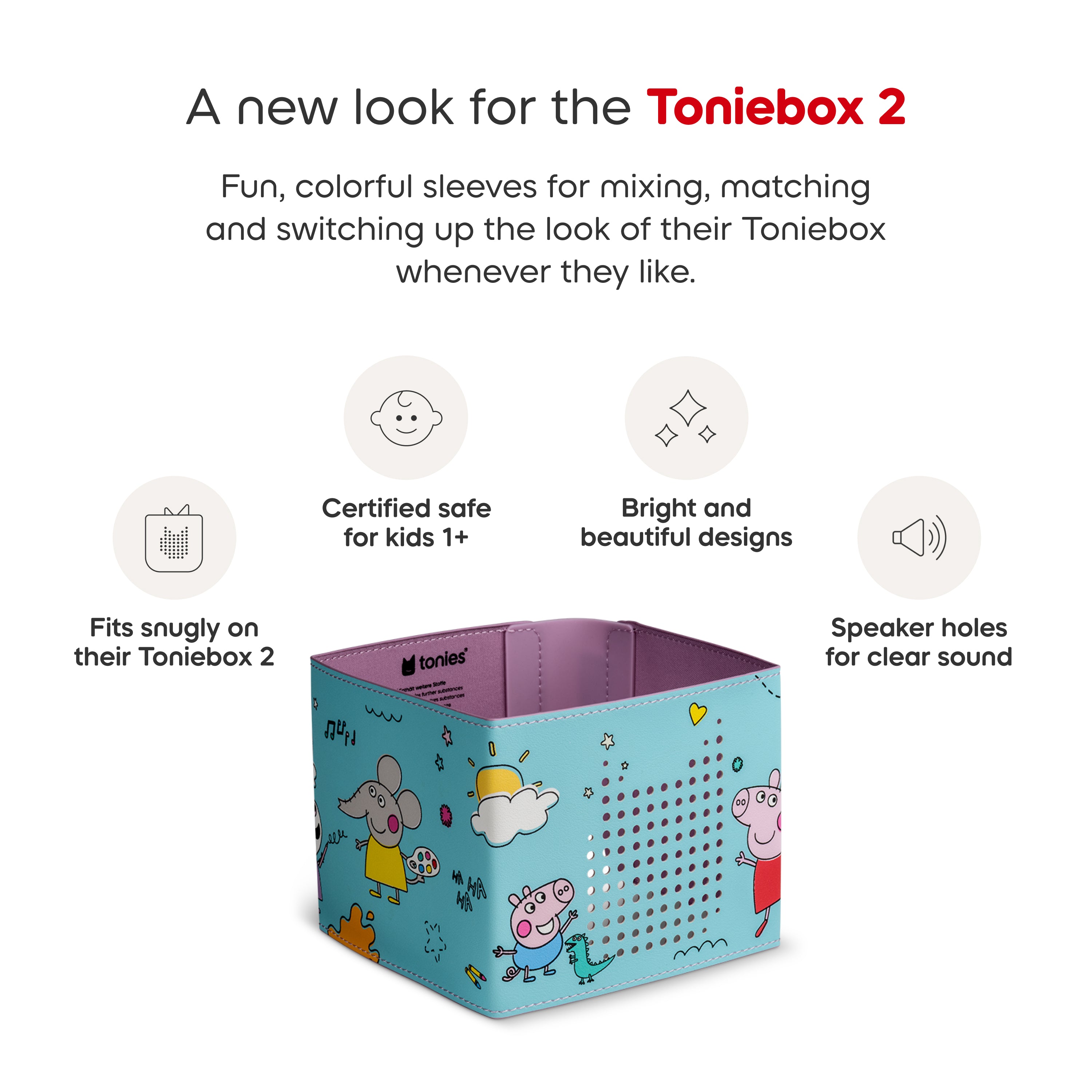 Toniebox 2 Sleeve: Peppa Pig