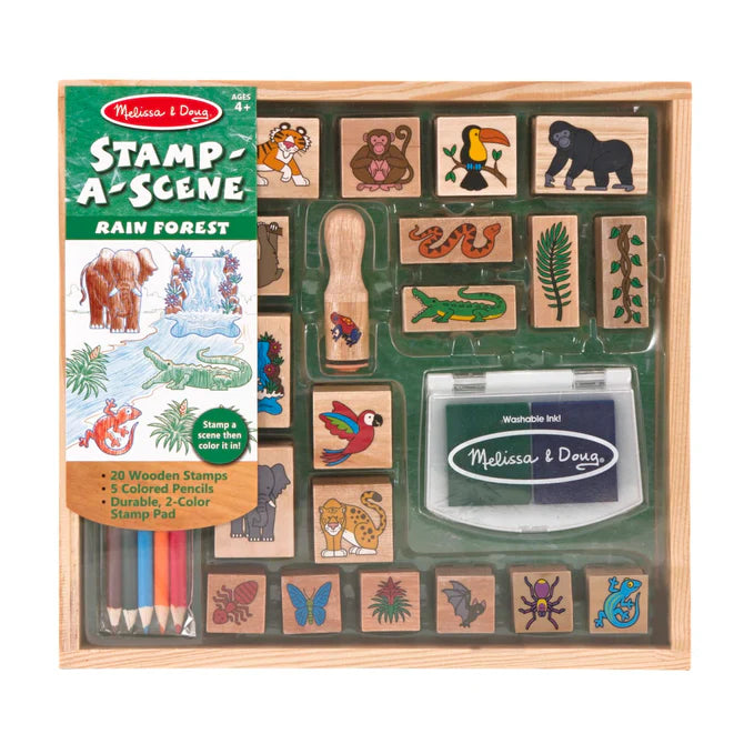 Rainforest Stamp A Scene