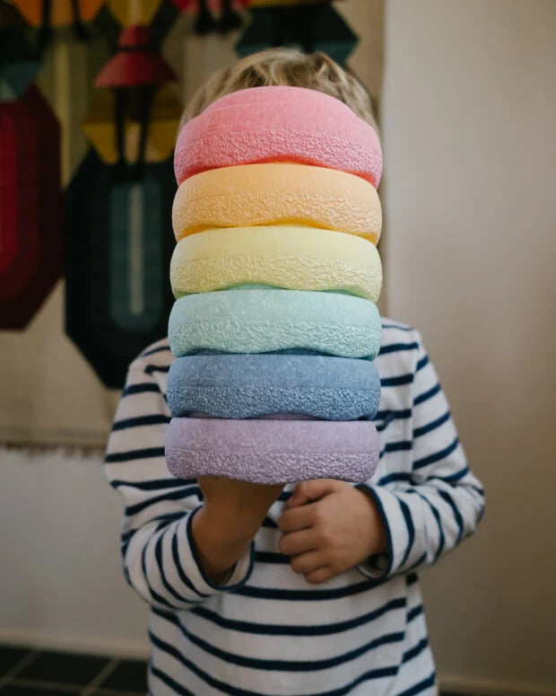 Pastel Mini Rainbow Classic Stapelstein