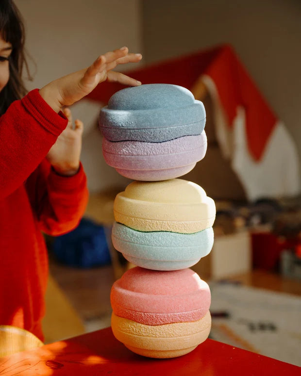 Pastel Mini Rainbow Classic Stapelstein