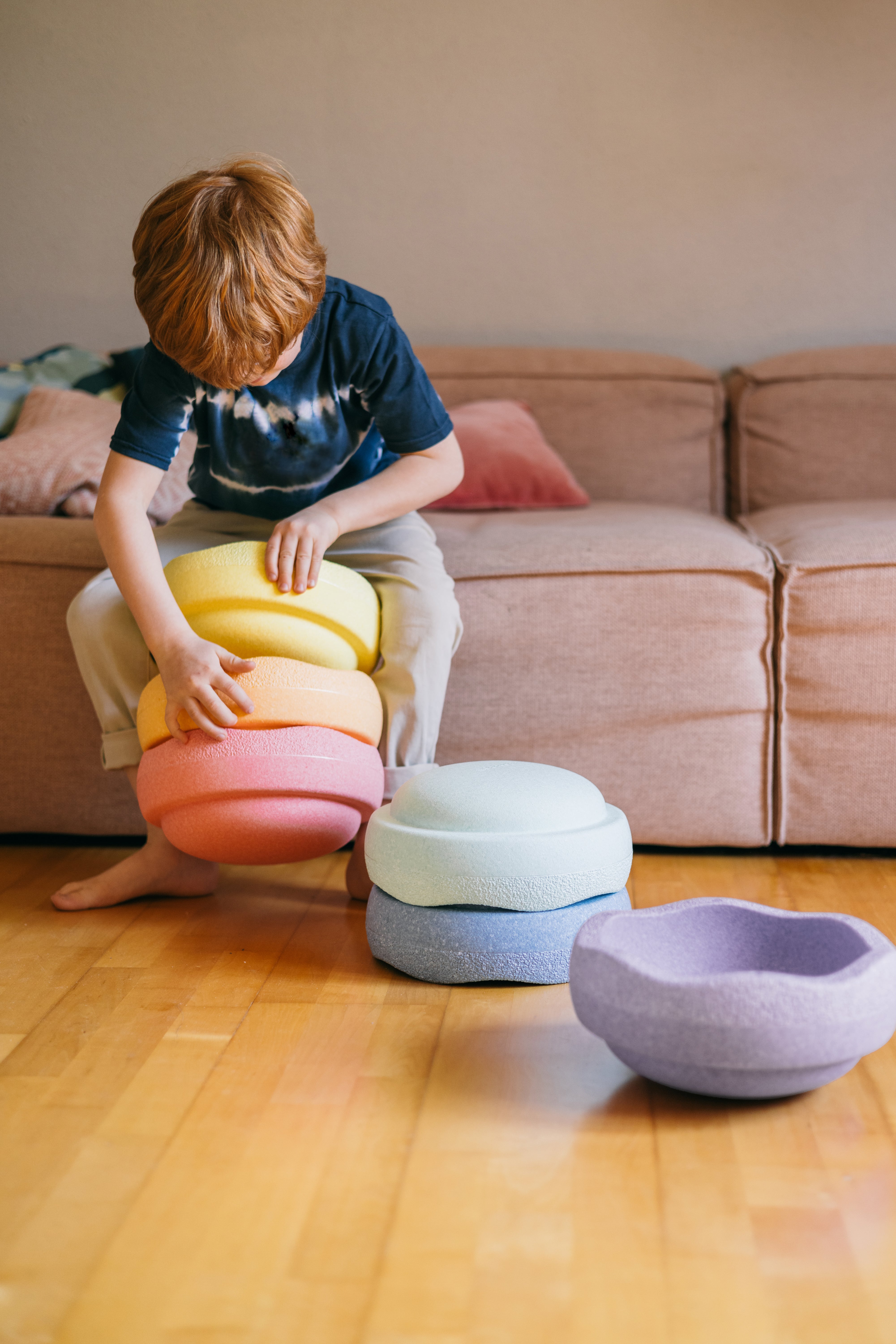 Rainbow Pastel Stapelstein Original