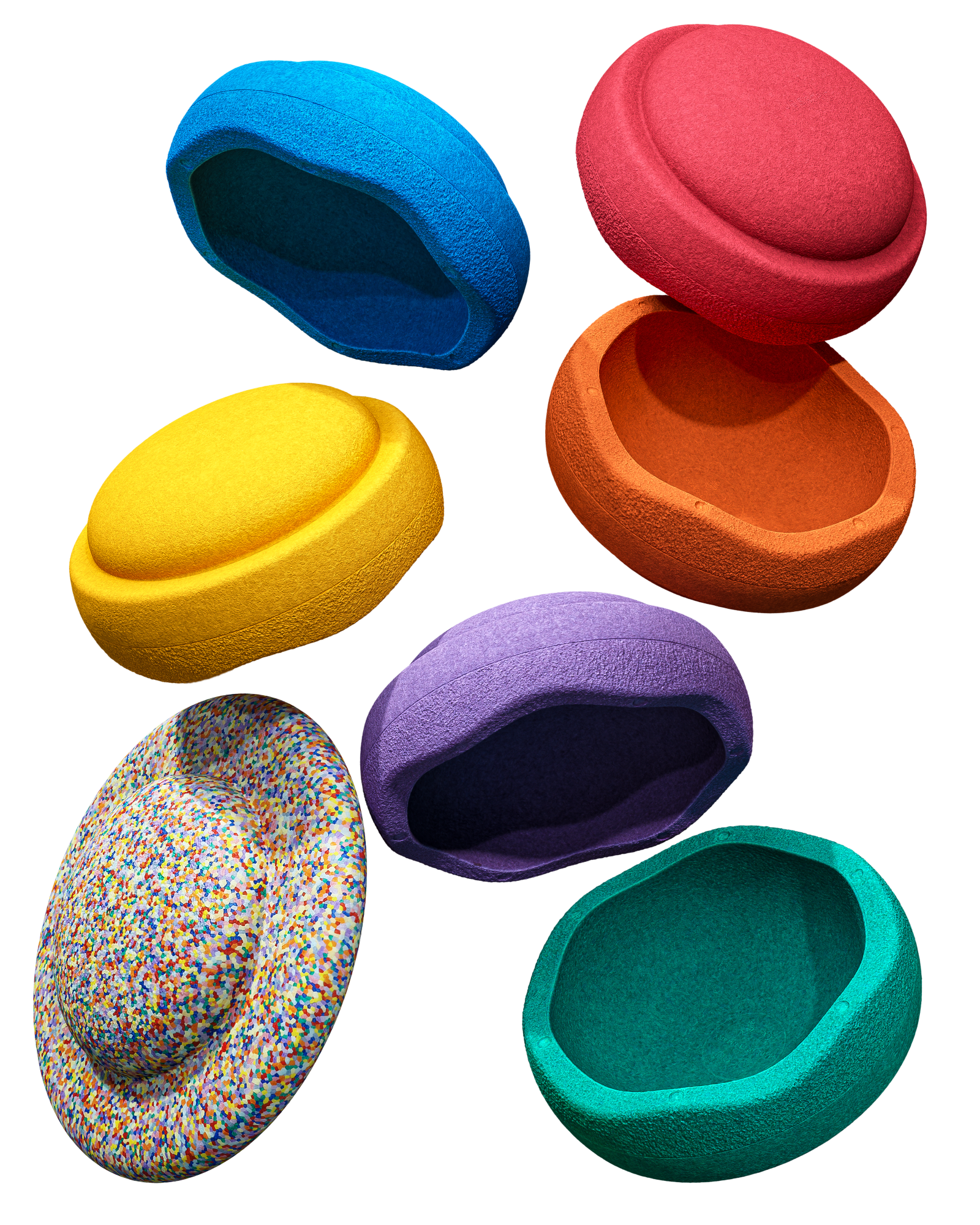 Rainbow Set Classic Stapelstein