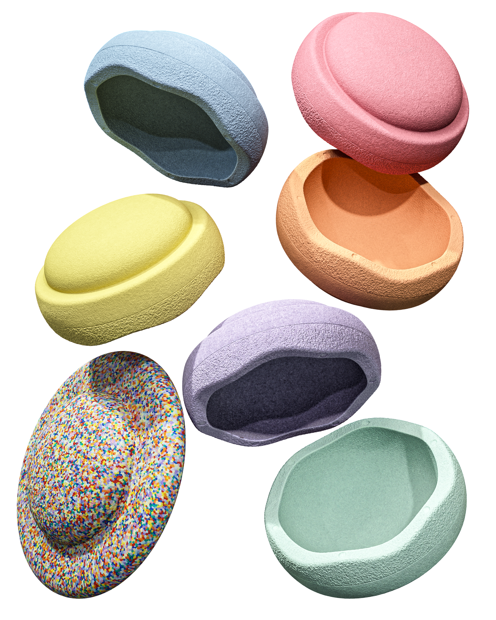 Rainbow Set Pastel Stapelstein®