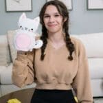 PLUSH MITTEN - TACO CAT