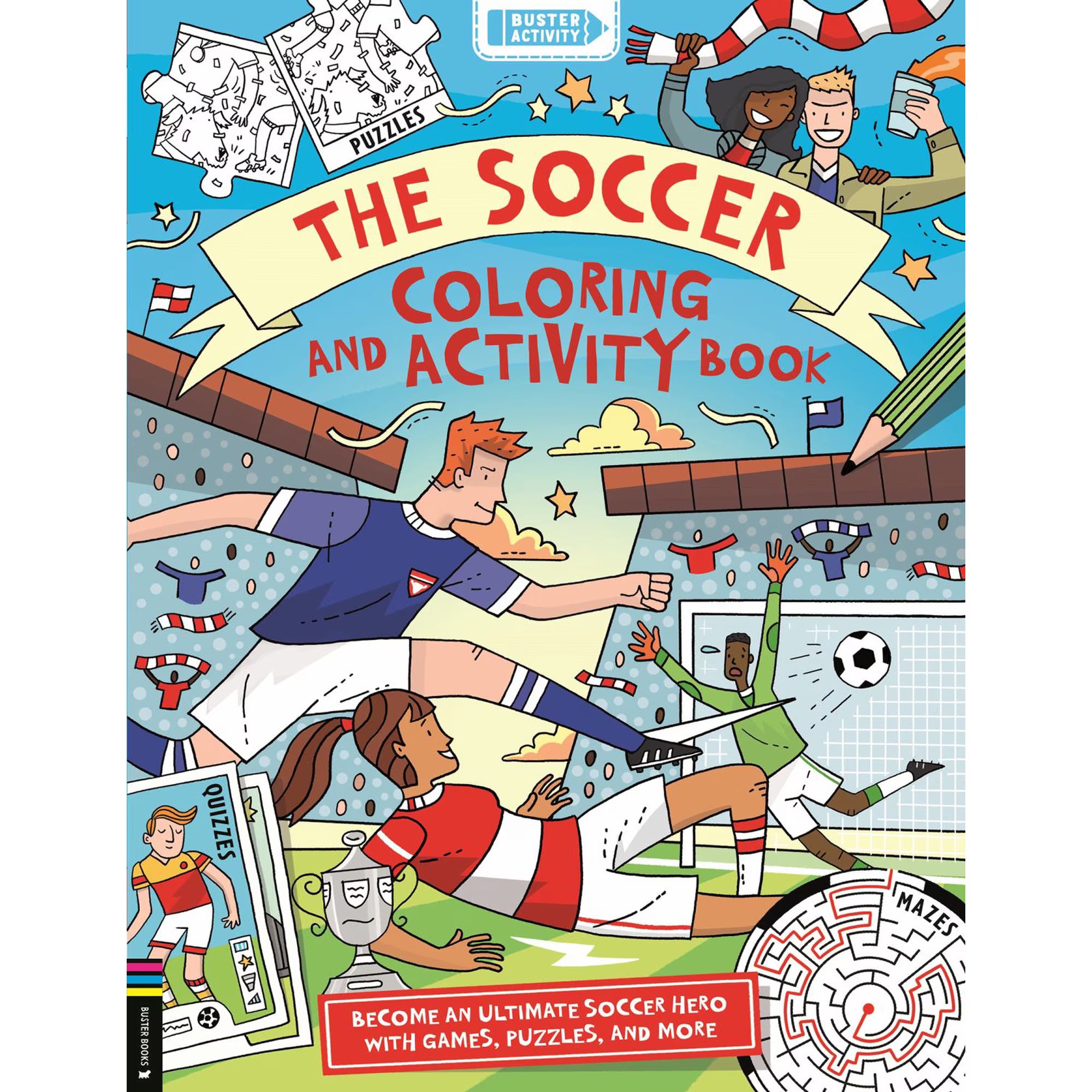Soccer Coloring Activity Book