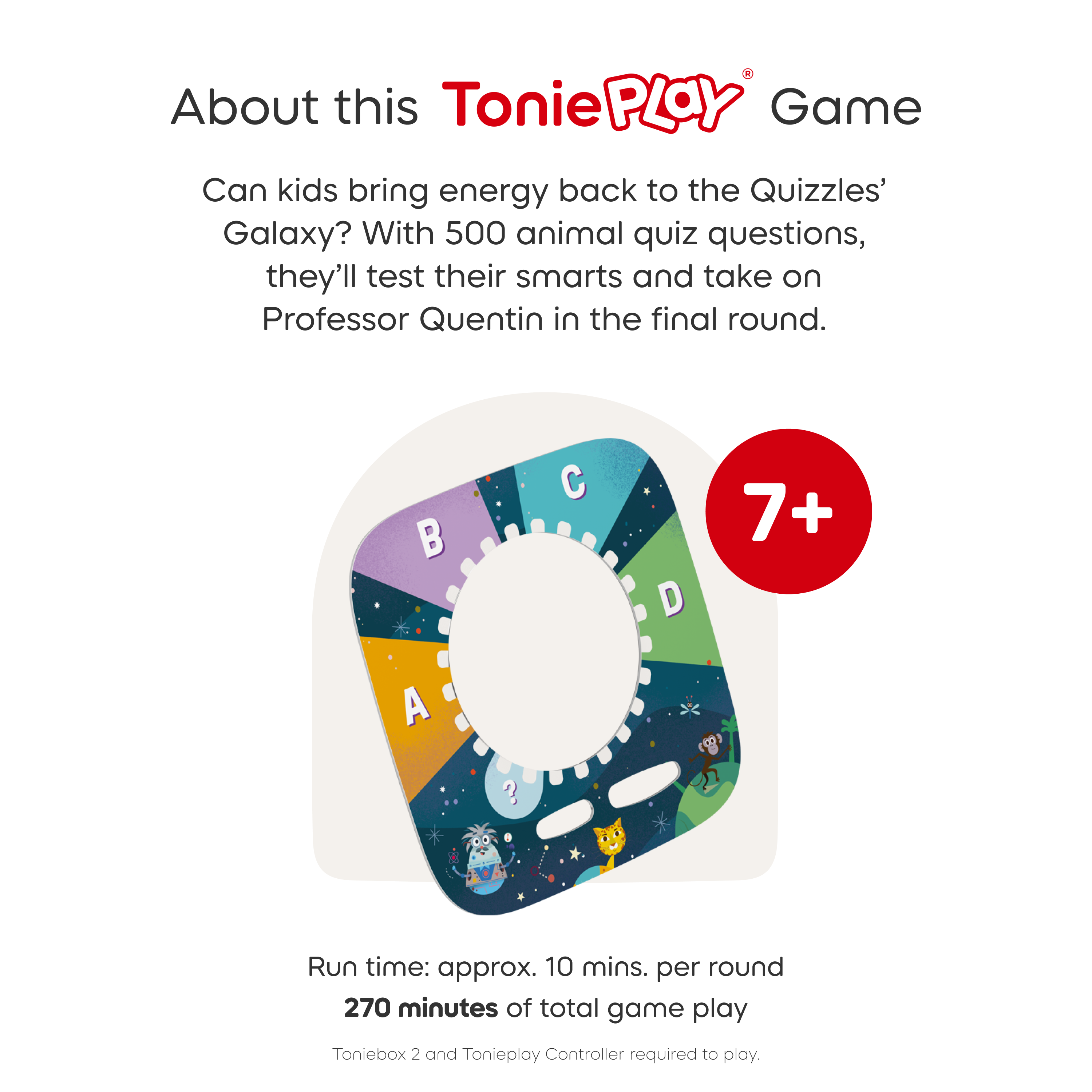 Tonieplay The Quizzles: All About Animals Game