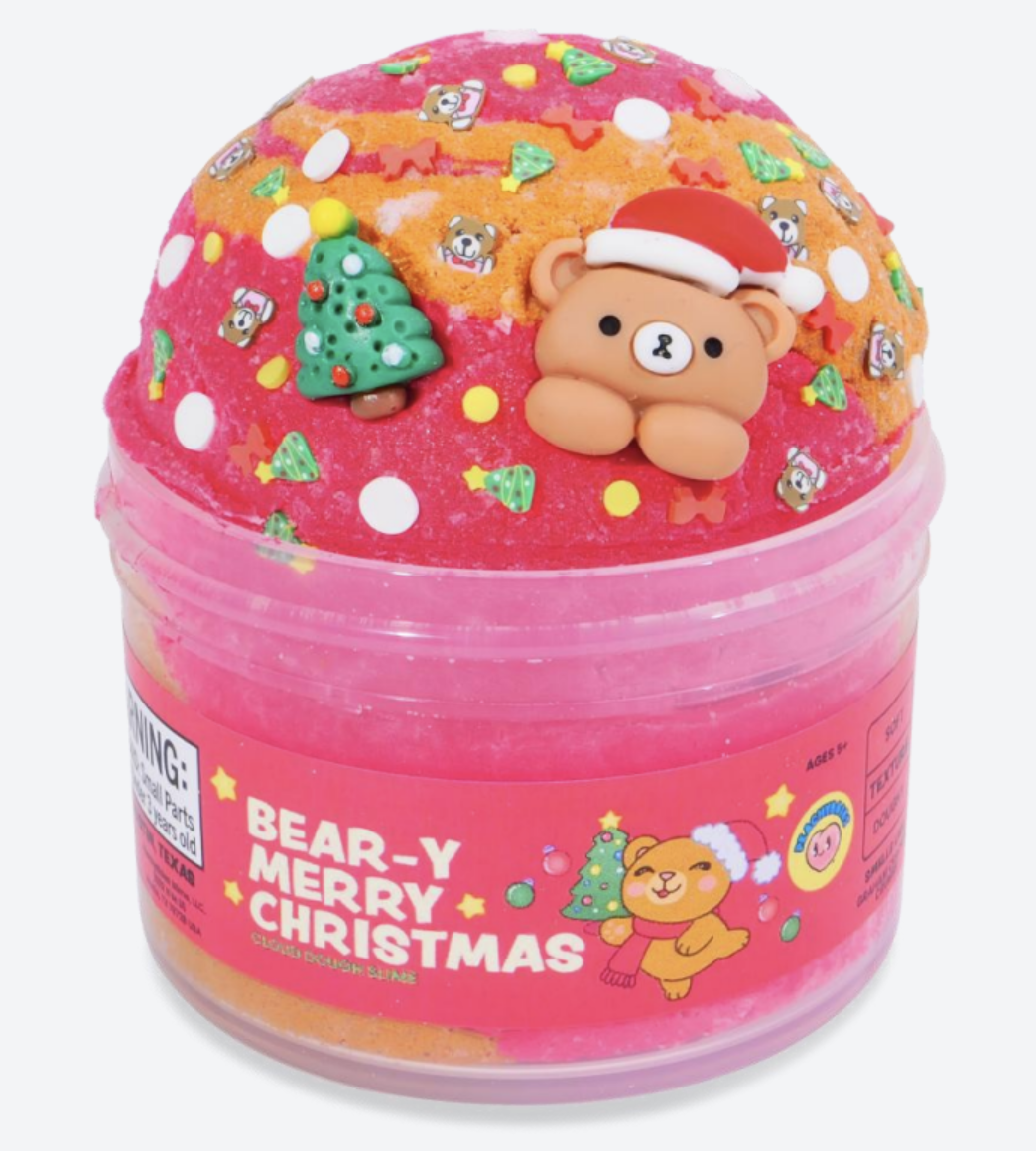 Bear-y Merry Christmas Cloud Dough Slime