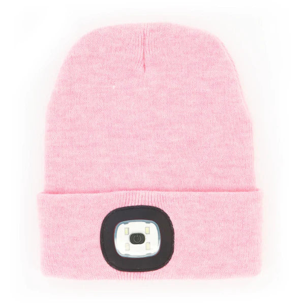 Pink Kids Night Scope Beanie