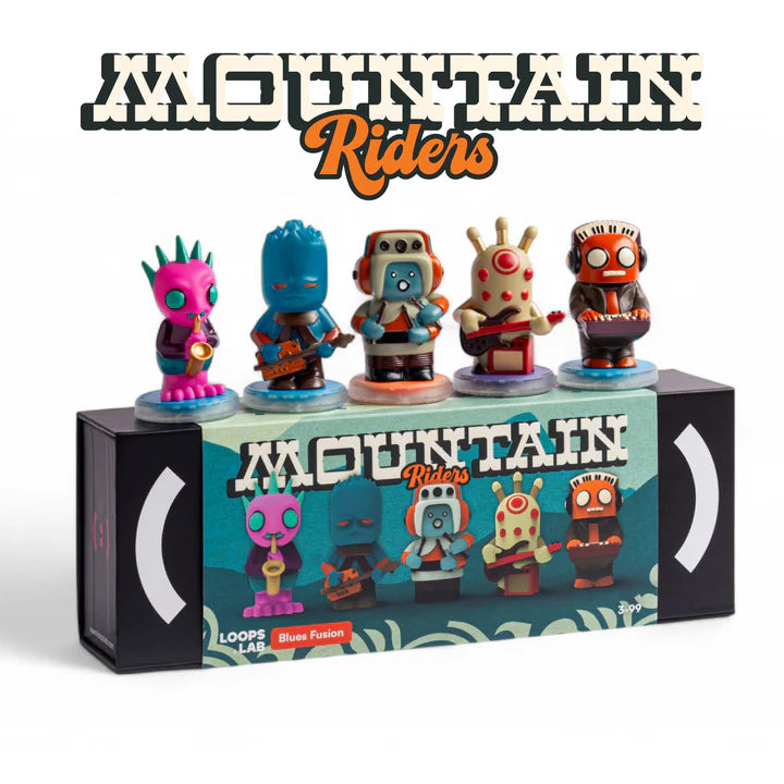 Mountain Riders: 5 Figurines Blues Fusion Band - 5 NFC enabled Figurines