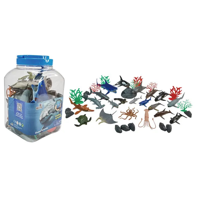 40 Piece Ocean Animals Play Set