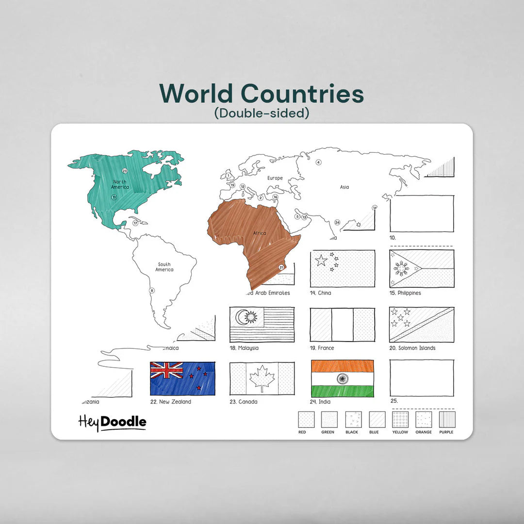 World Countries Classic Mat