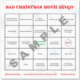 Bad Christmas Movie Bingo Party Game