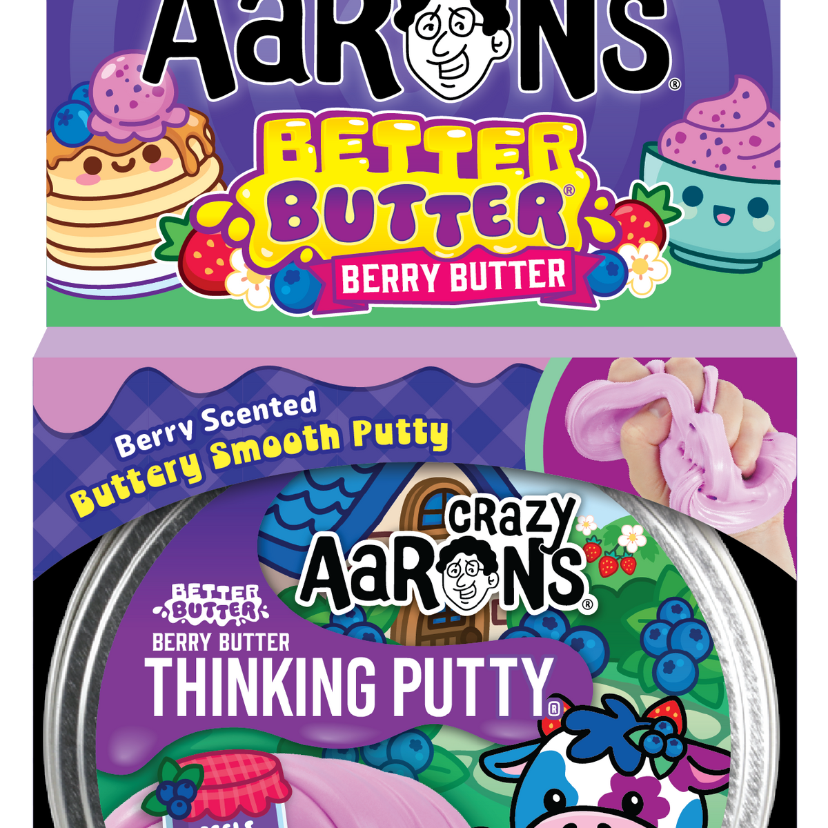 Crazy Aaron s Better Butter Berry Butter Scented Thinking Putty The Crazy Aaron s Better Butter Berry Butter Scented Thinking Putty The