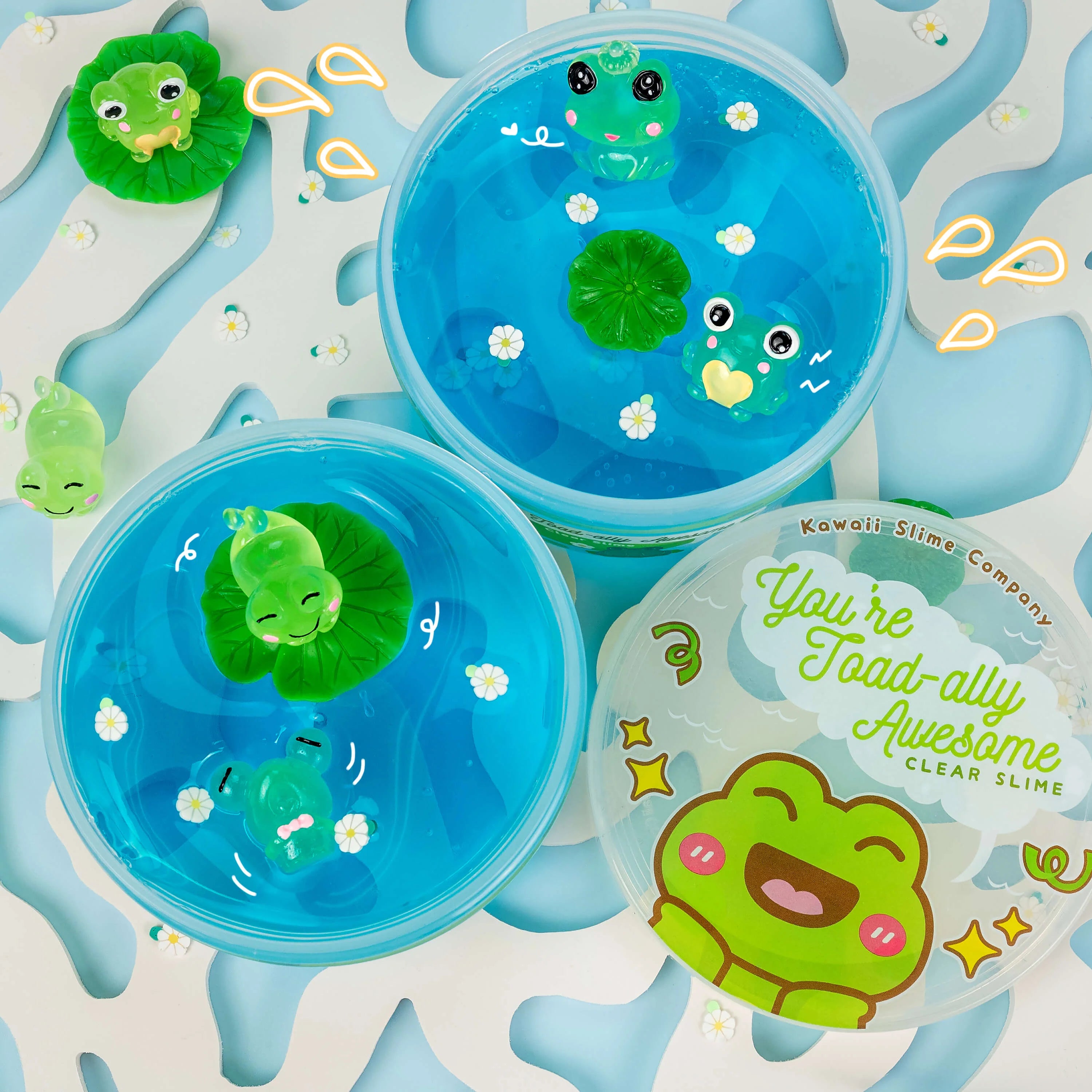 You're Toad-ally Awesome Clear Signature Dome™ Slime